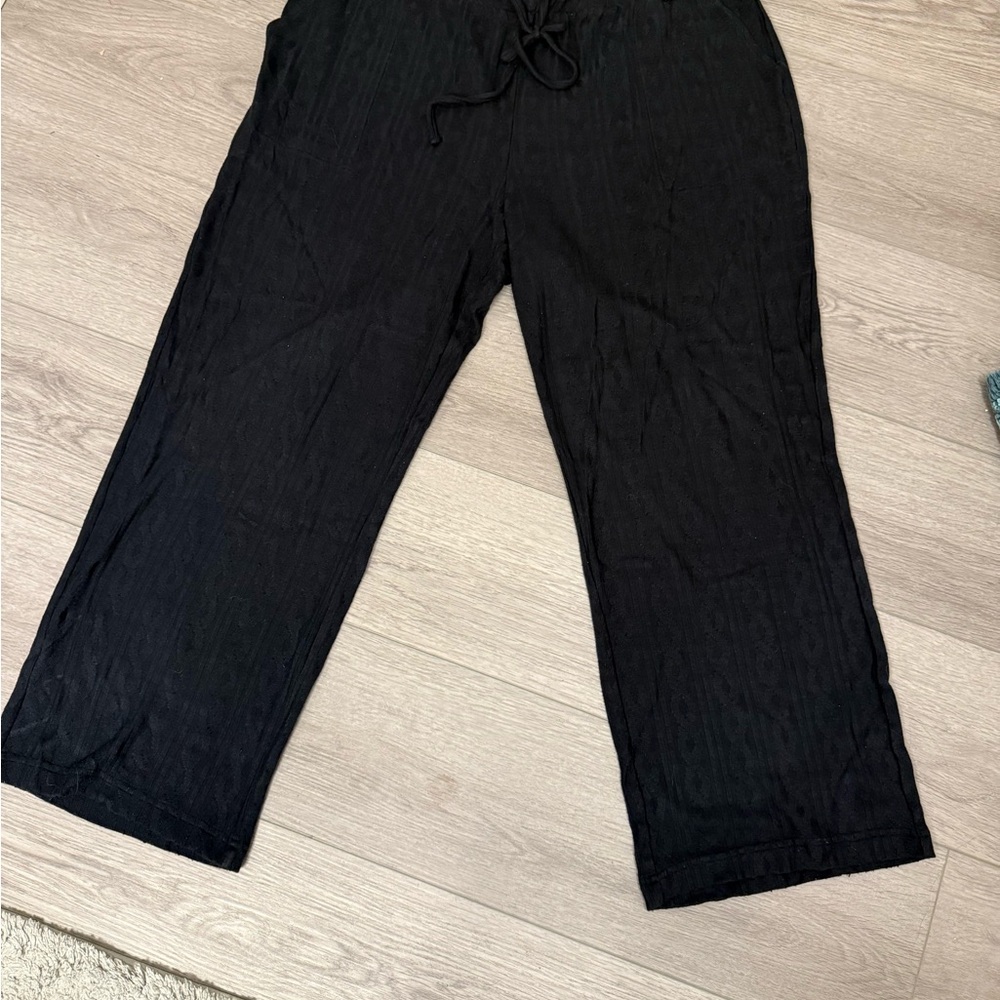 La Vie En Rose Charcoal Lounge Pants